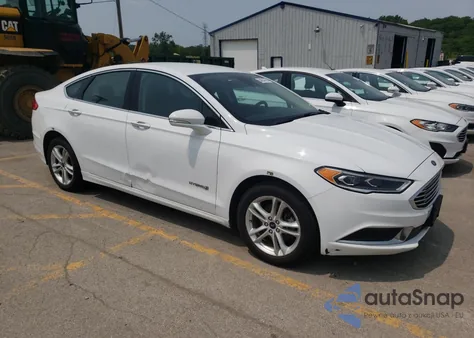 2018 Ford Fusion Se Hybrid z USA, uszkodzony, nr VIN 3FA6P0LU1JR172081